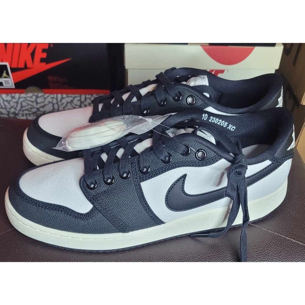 Air Jordan 1 AJKO Low Black White Sail DX4981-100 Men's Size 10 New
